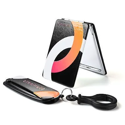 Byootique Portable Pocket Mirror X1X2 Folding Comb Makeup Cosmetic Mirror Travel