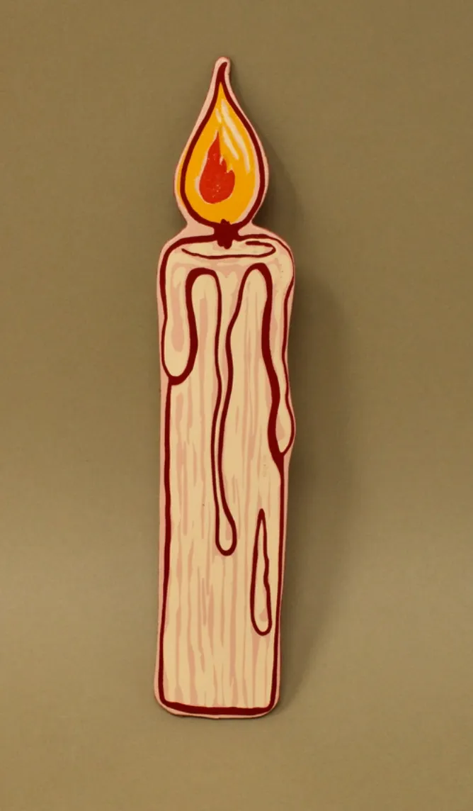 Candle Bookmark