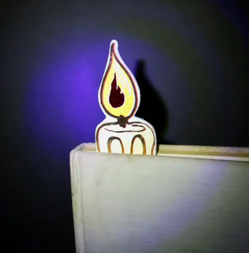 Candle Bookmark