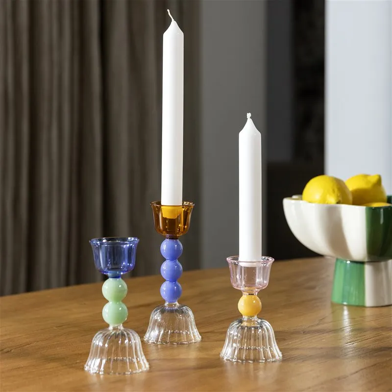 Candle holder perle medium
