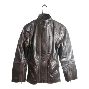 Celeb Womens genuine Captain America Sebastin leather jacket sz S