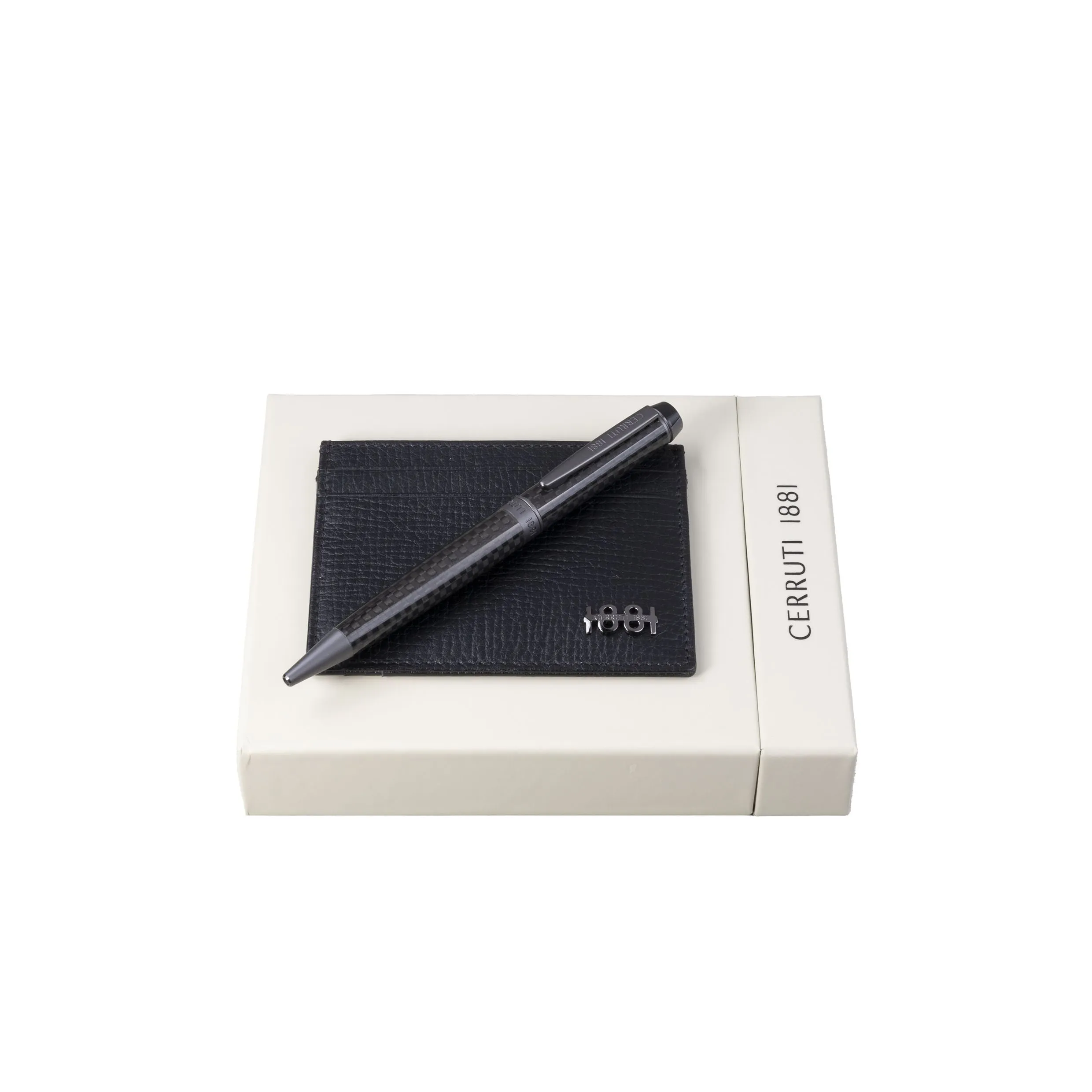 CERRUTI 1881 NPBC012A - Set CERRUTI 1881 (ballpoint pen & card holder)