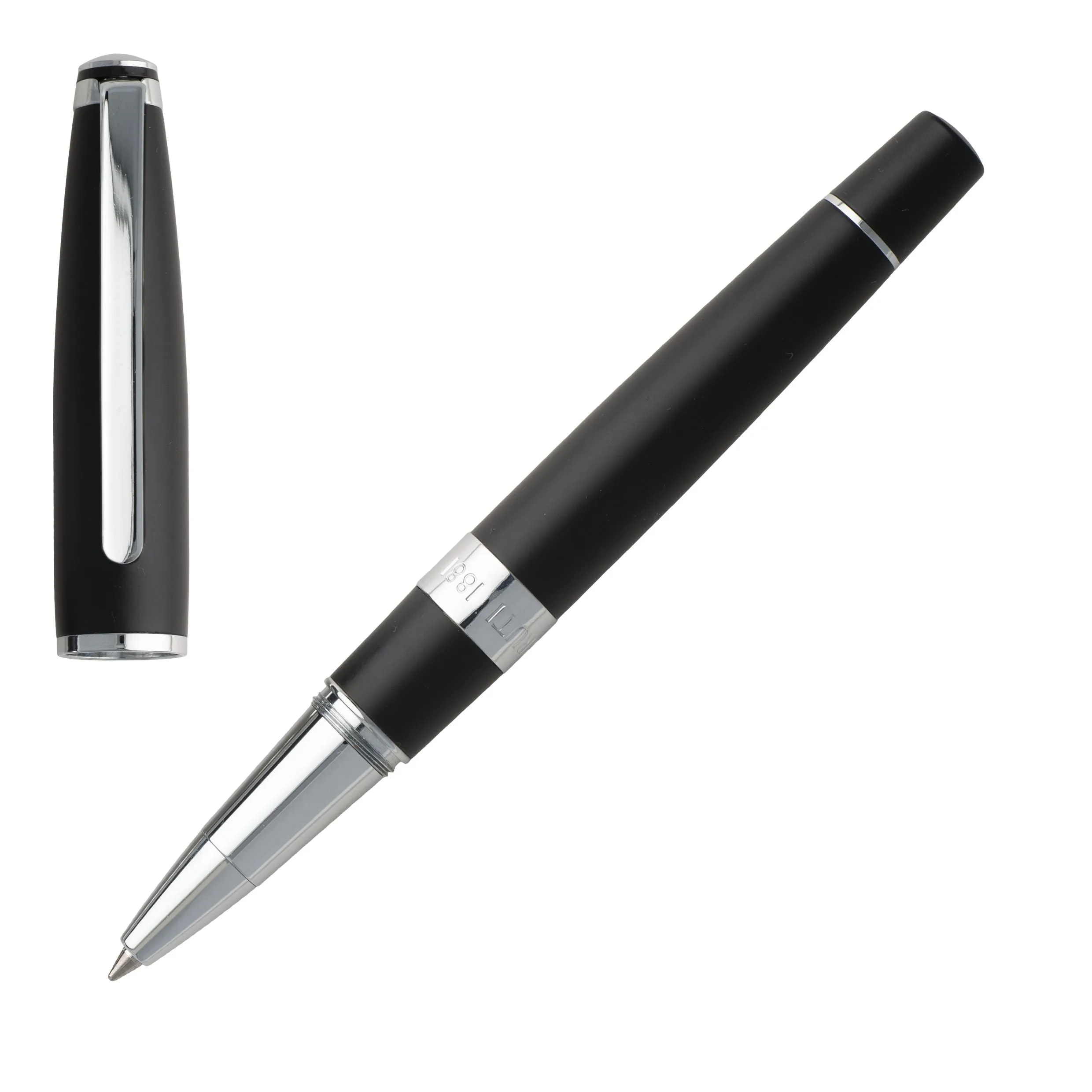 CERRUTI 1881 NPKR990A-Set CERRUTI 1881 Black (rollerball pen & key ring)