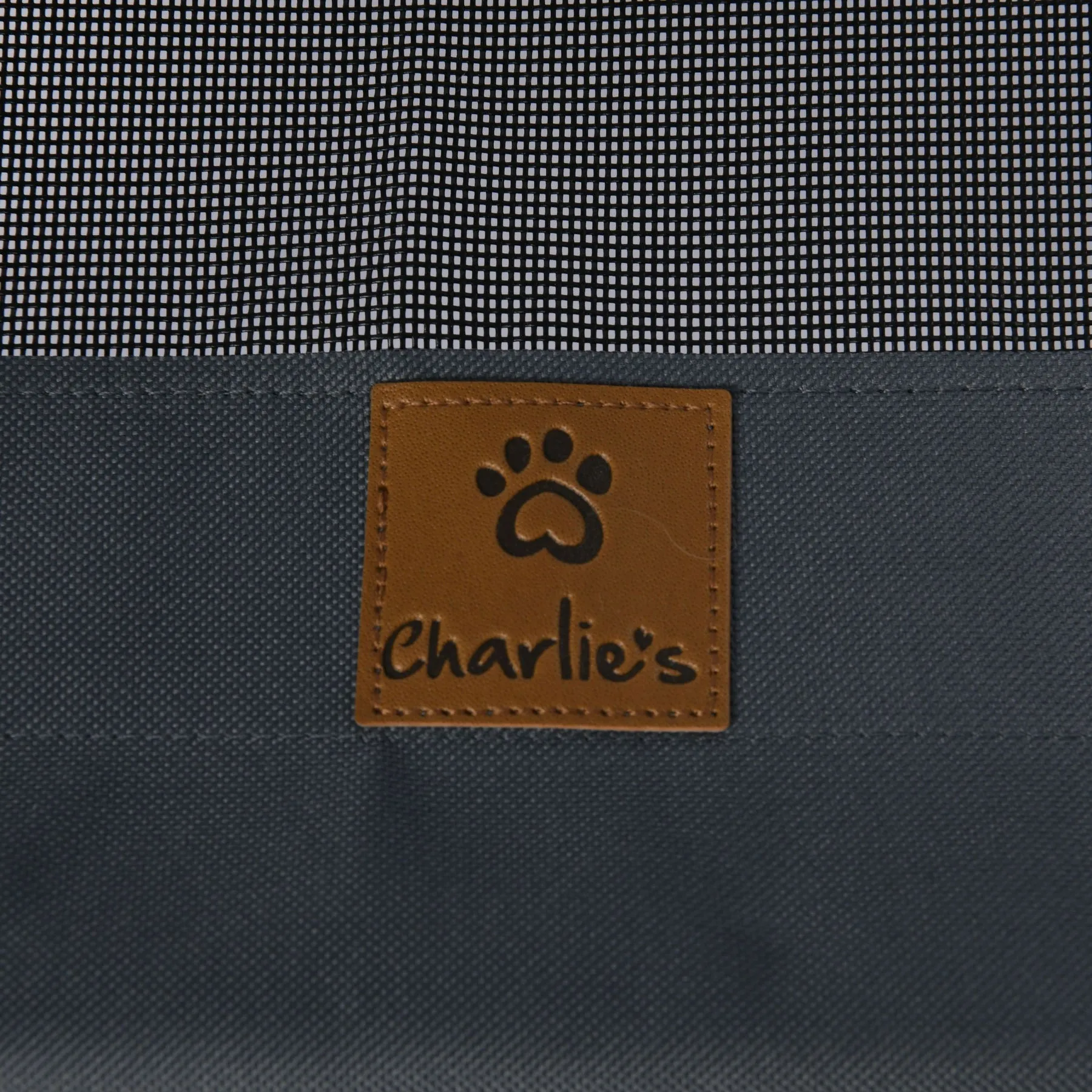 Charlie's Elevated Dog Bed With Tent Grey Large