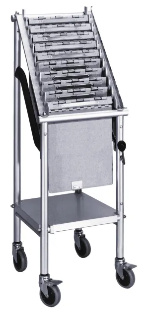 Chart Rack Wheeled 1-4 Tiers 10-9x12 Charts Per Tier by Omnimed