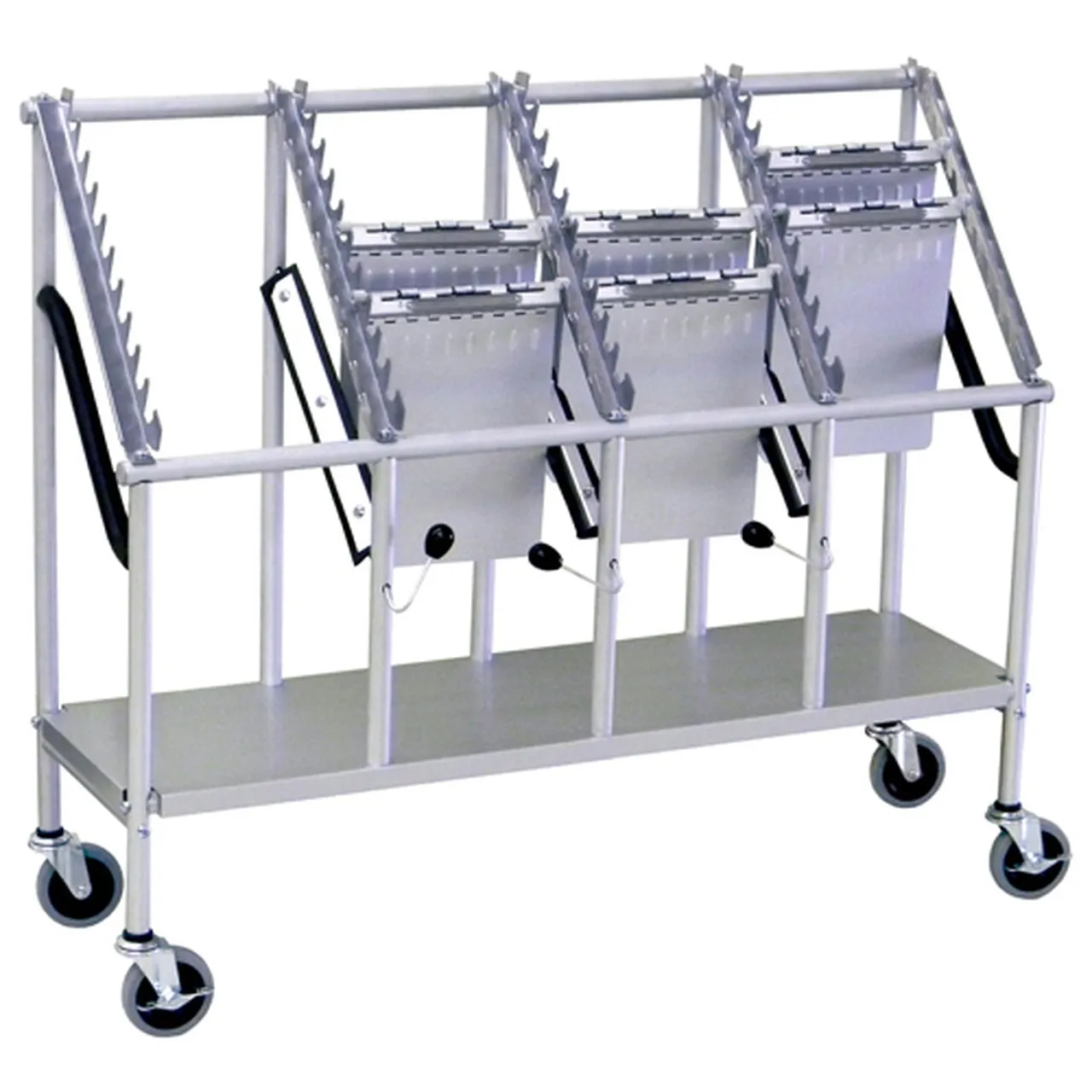 Chart Rack Wheeled 1-4 Tiers 10-9x12 Charts Per Tier by Omnimed
