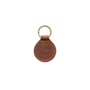 Circle Leather Key Ring