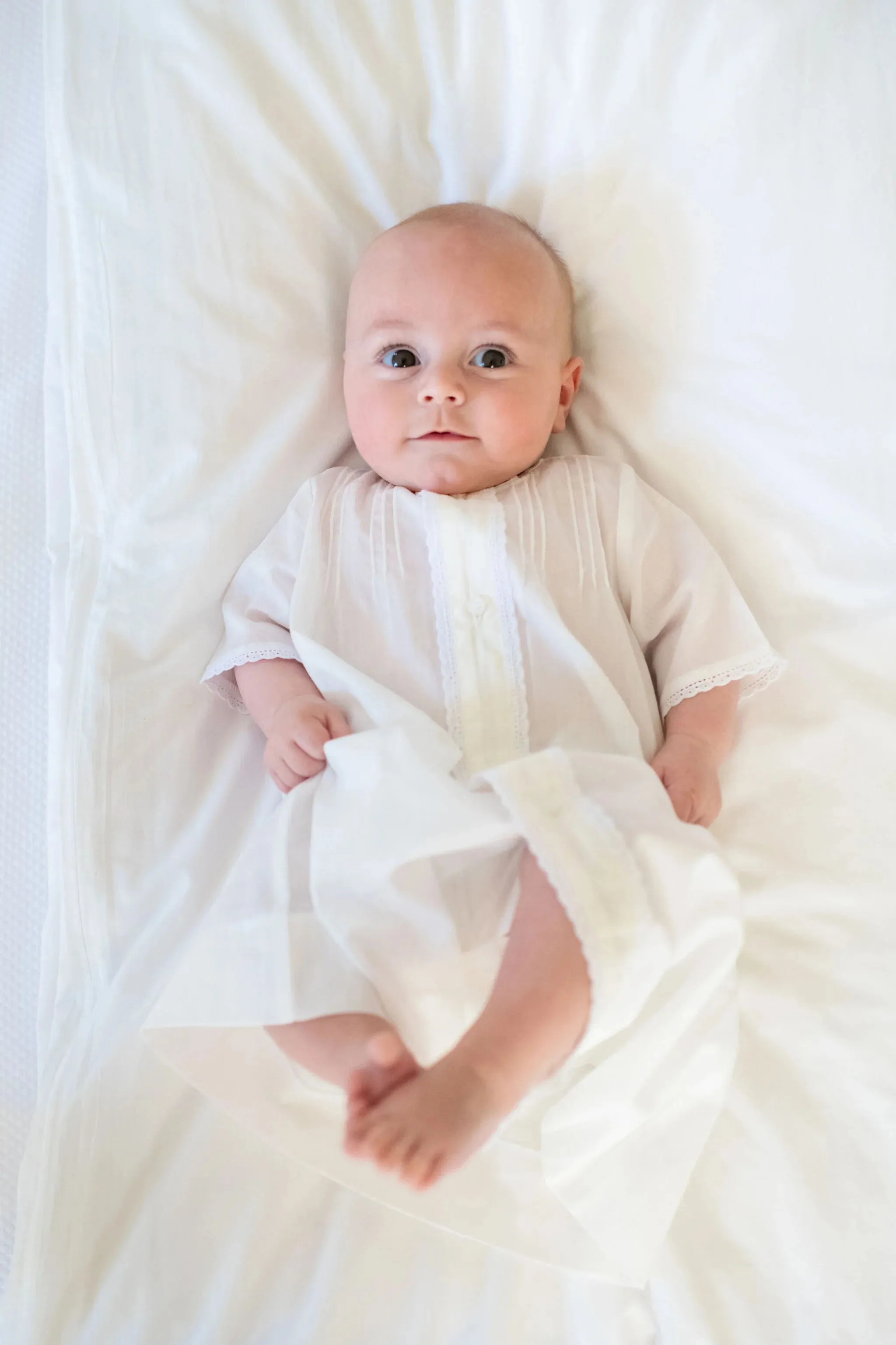 Classic Daygown - White/Ecru