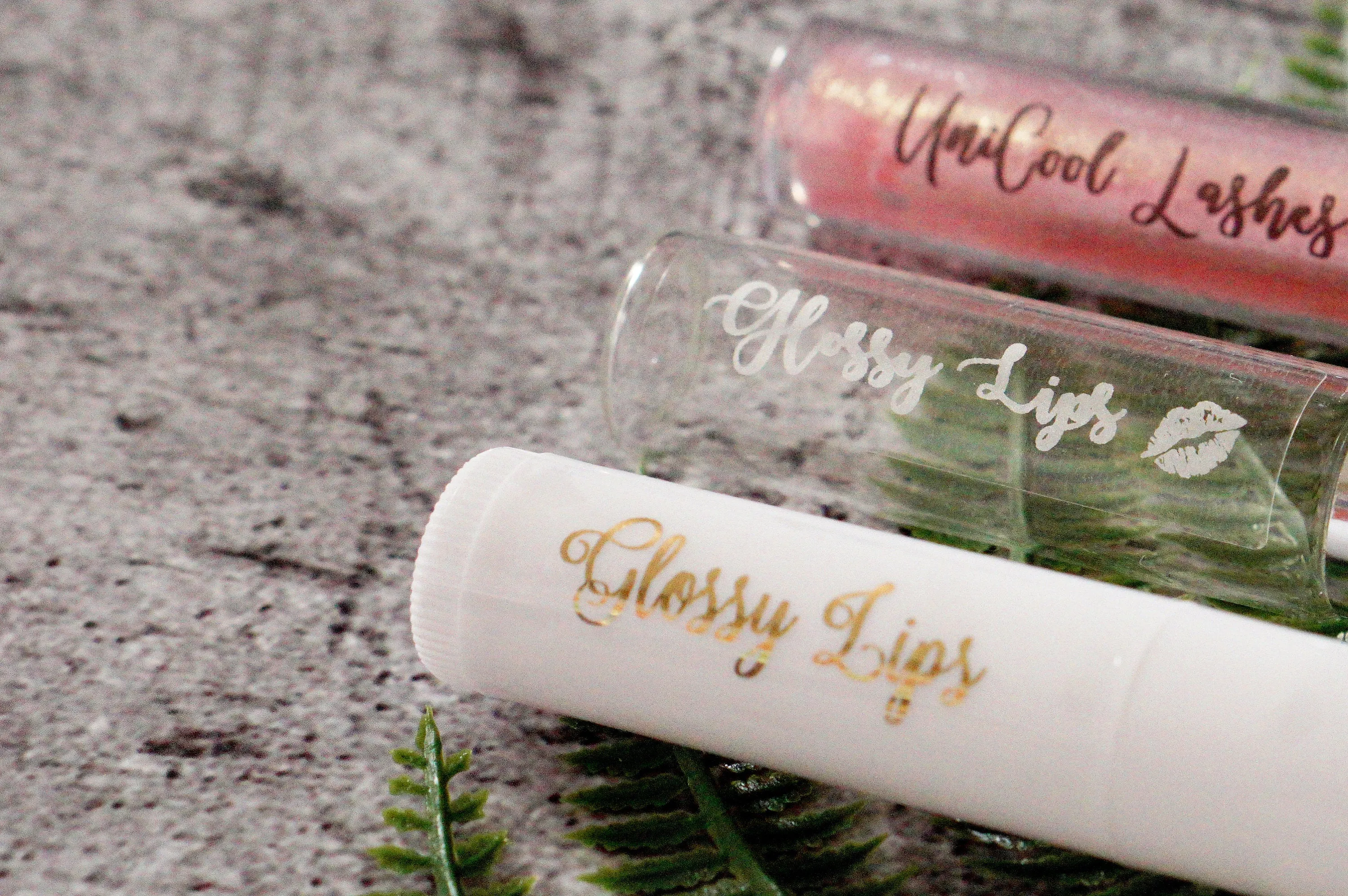 Clear Label sticker, Cosmetic Stickers, eyelash sticker, lip gloss labels, Lip Gloss sticker, lip balm, Custom Clear sticker. LipStick Label