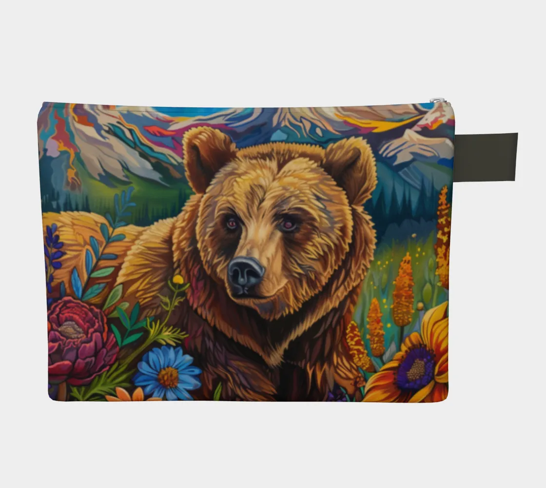 Co Brown Bear 3 Zipper Carry all