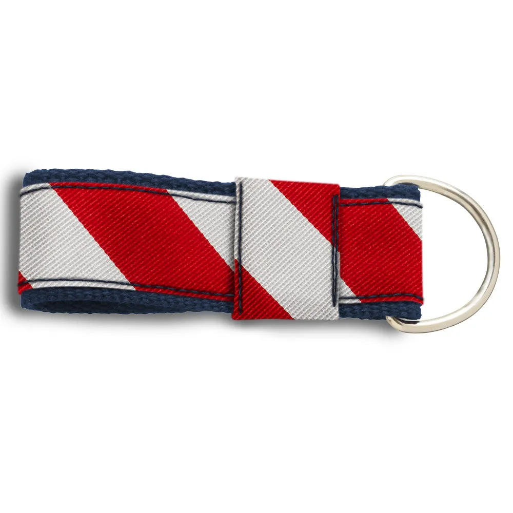 Collegiate Red and Silver - Key Fobs