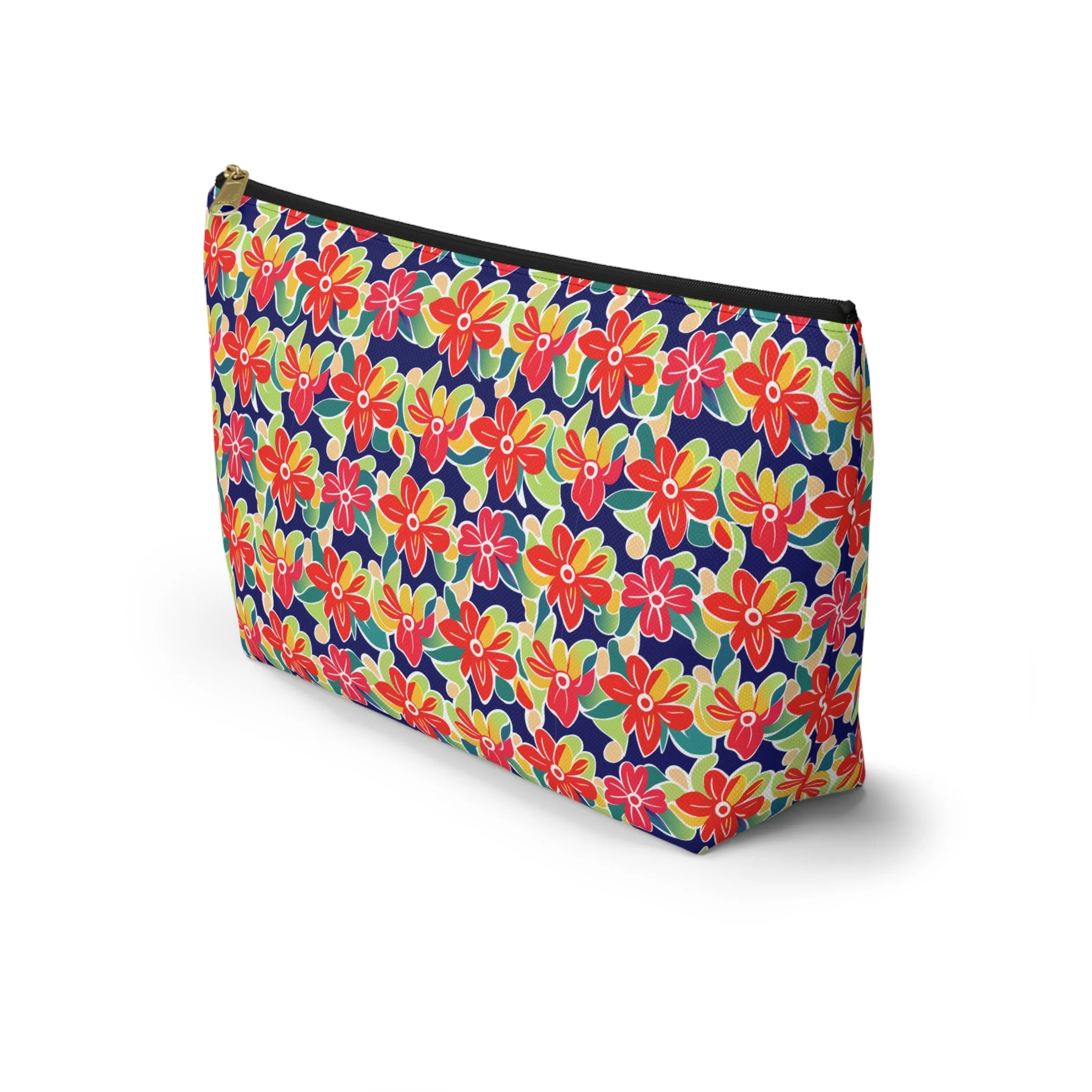 Cosmetic Pouch - Neon Petals
