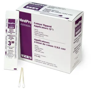 Cotton Tipped Applicators (3" Sterile)