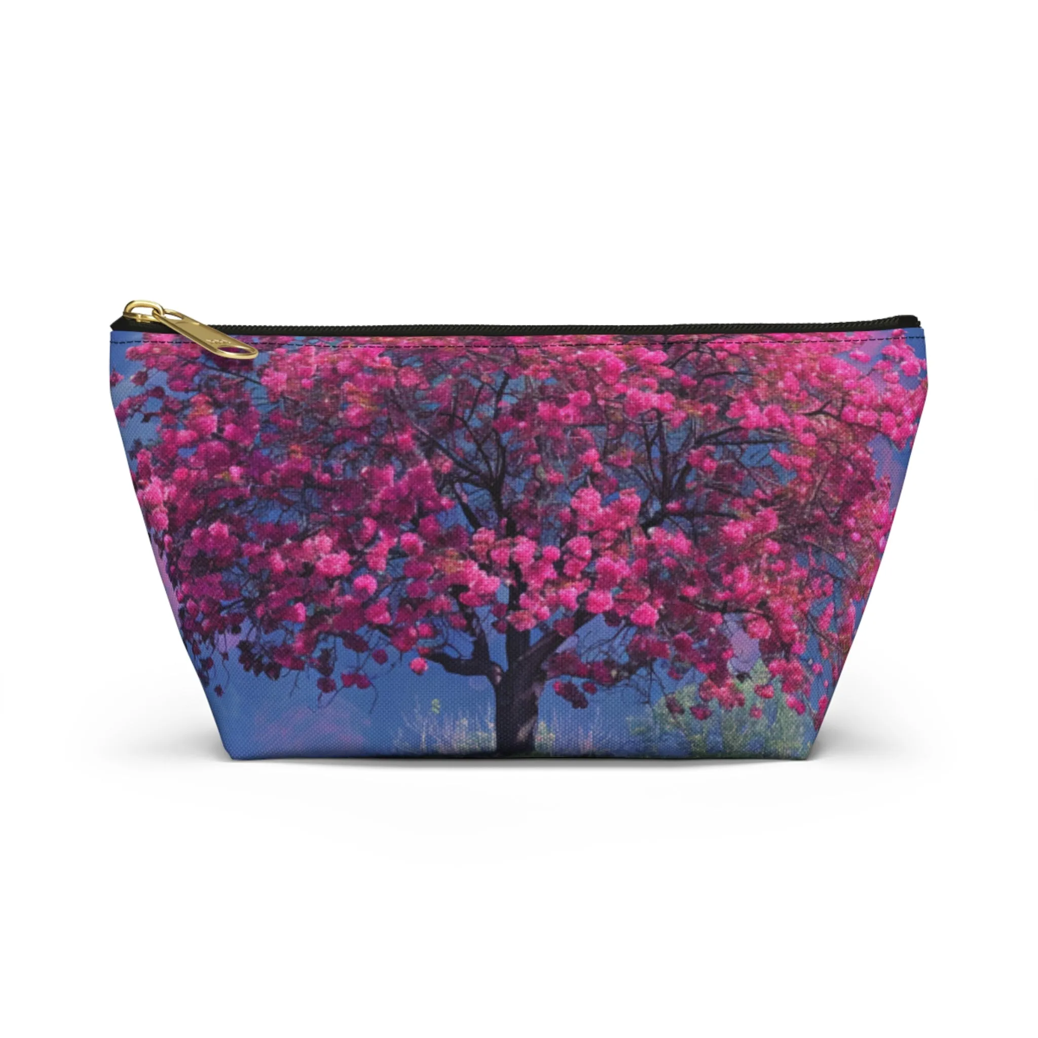 Crab Apple Bloom Accessory Pouch w T-bottom