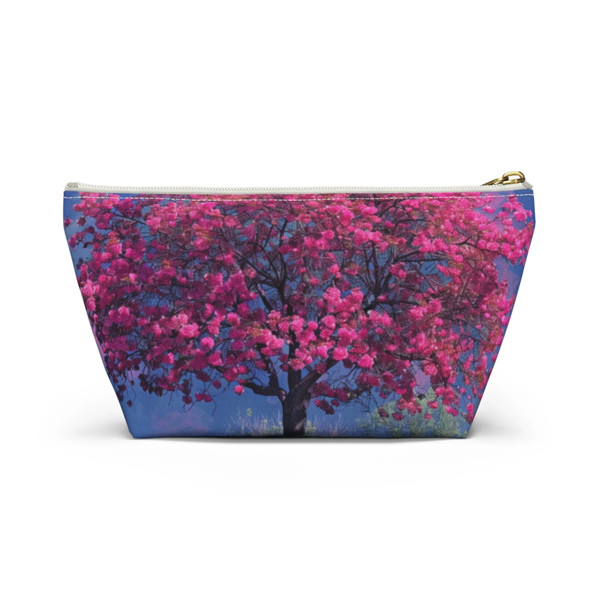 Crab Apple Bloom Accessory Pouch w T-bottom