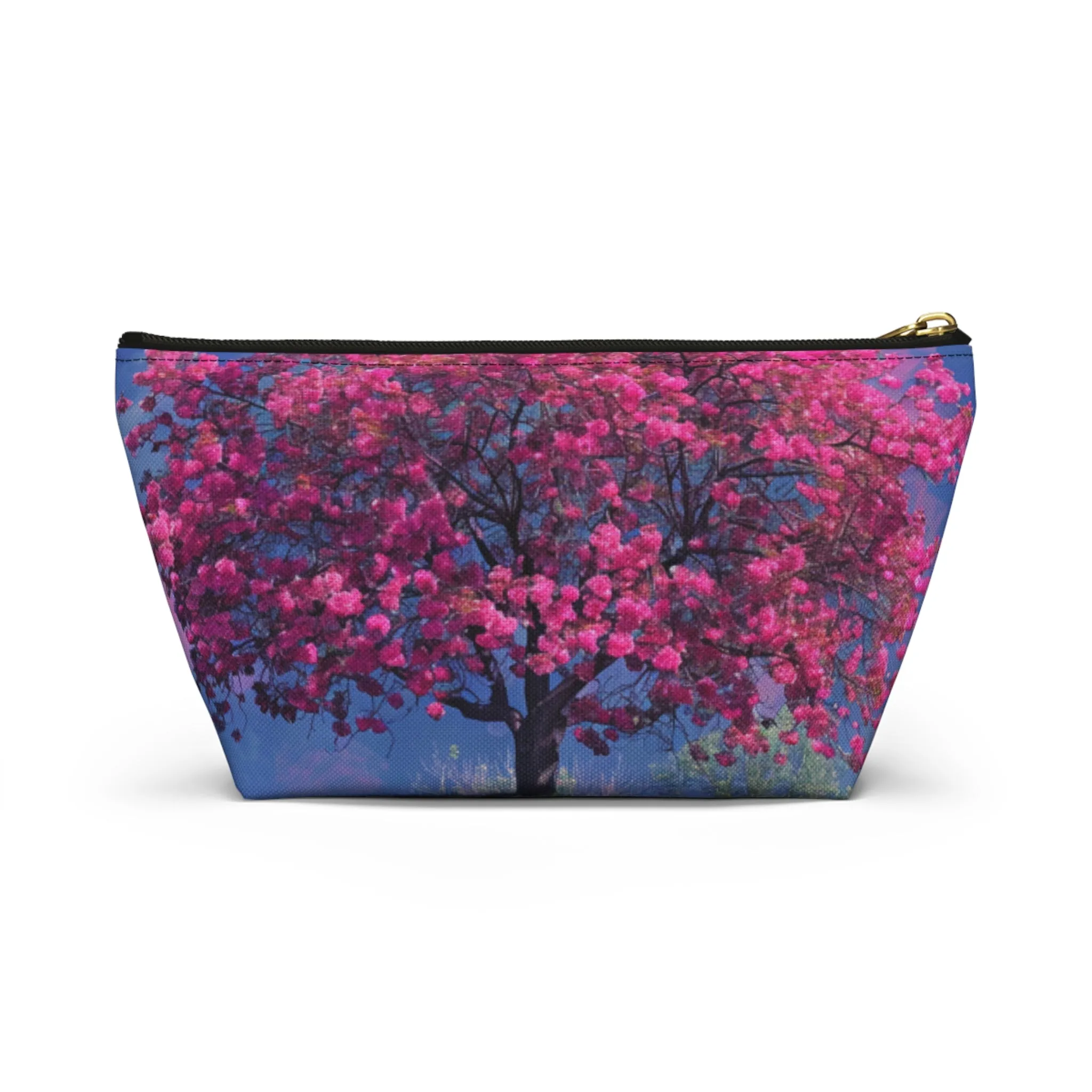 Crab Apple Bloom Accessory Pouch w T-bottom