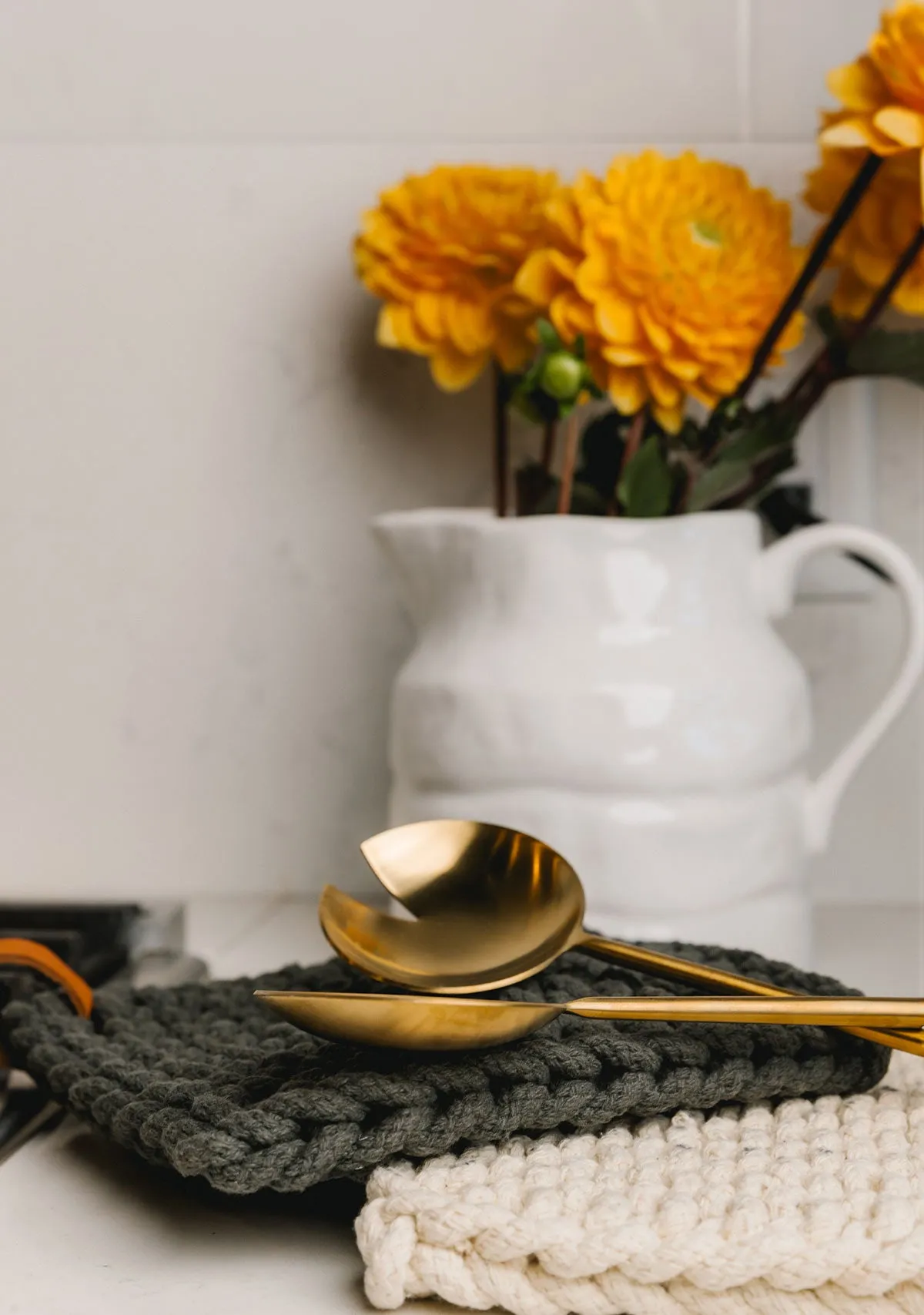 Crochet Cotton Pot Holders Asst