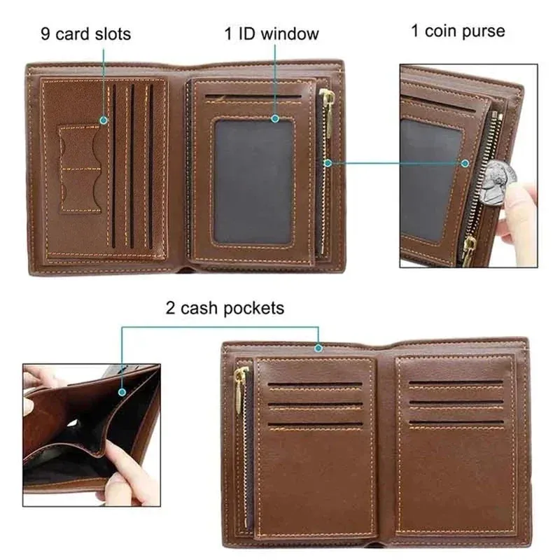 Custom High-Quality PU Leather Wallet