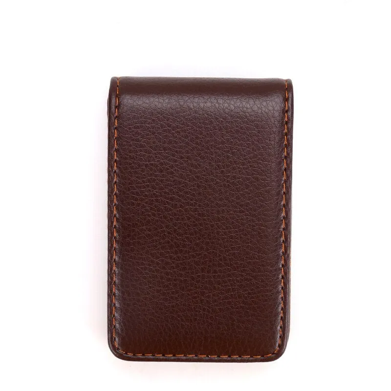 Cyflymder New Business Card Holder Men's Card Id Holders Magnetic Attractive Card Case Box Mini Wallet Male Credit Card Holder