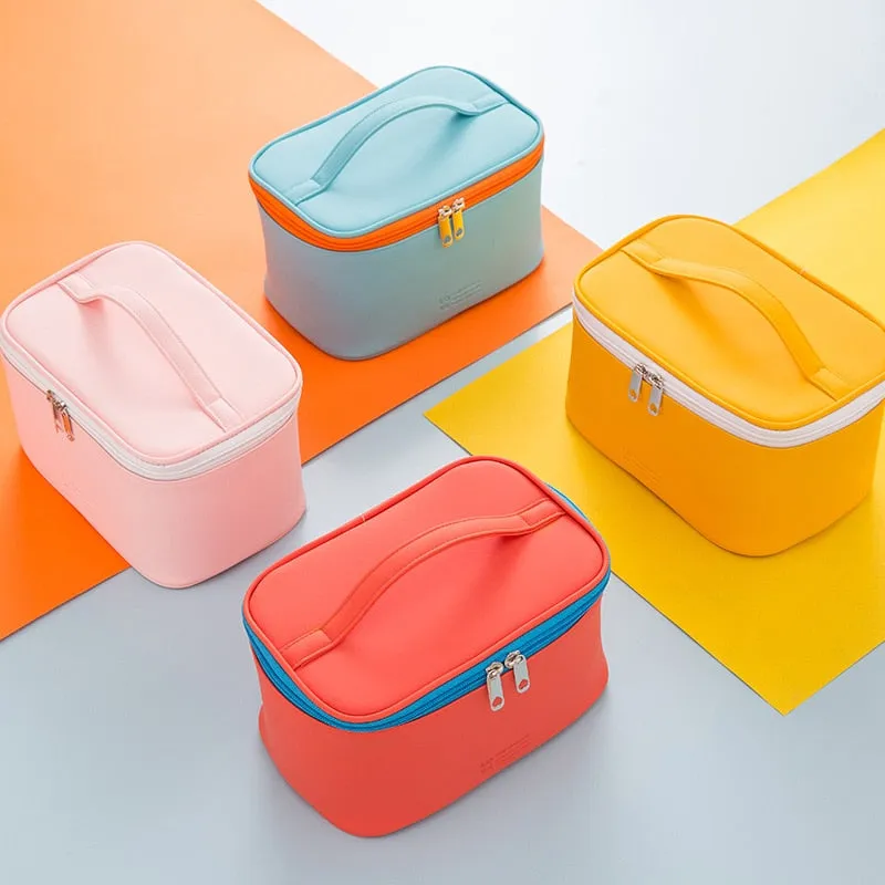 Cyflymder Outdoor Girl Makeup Bag Women Cosmetic Bag Women Toiletries Organizer Waterproof Female Storage Make up Cases