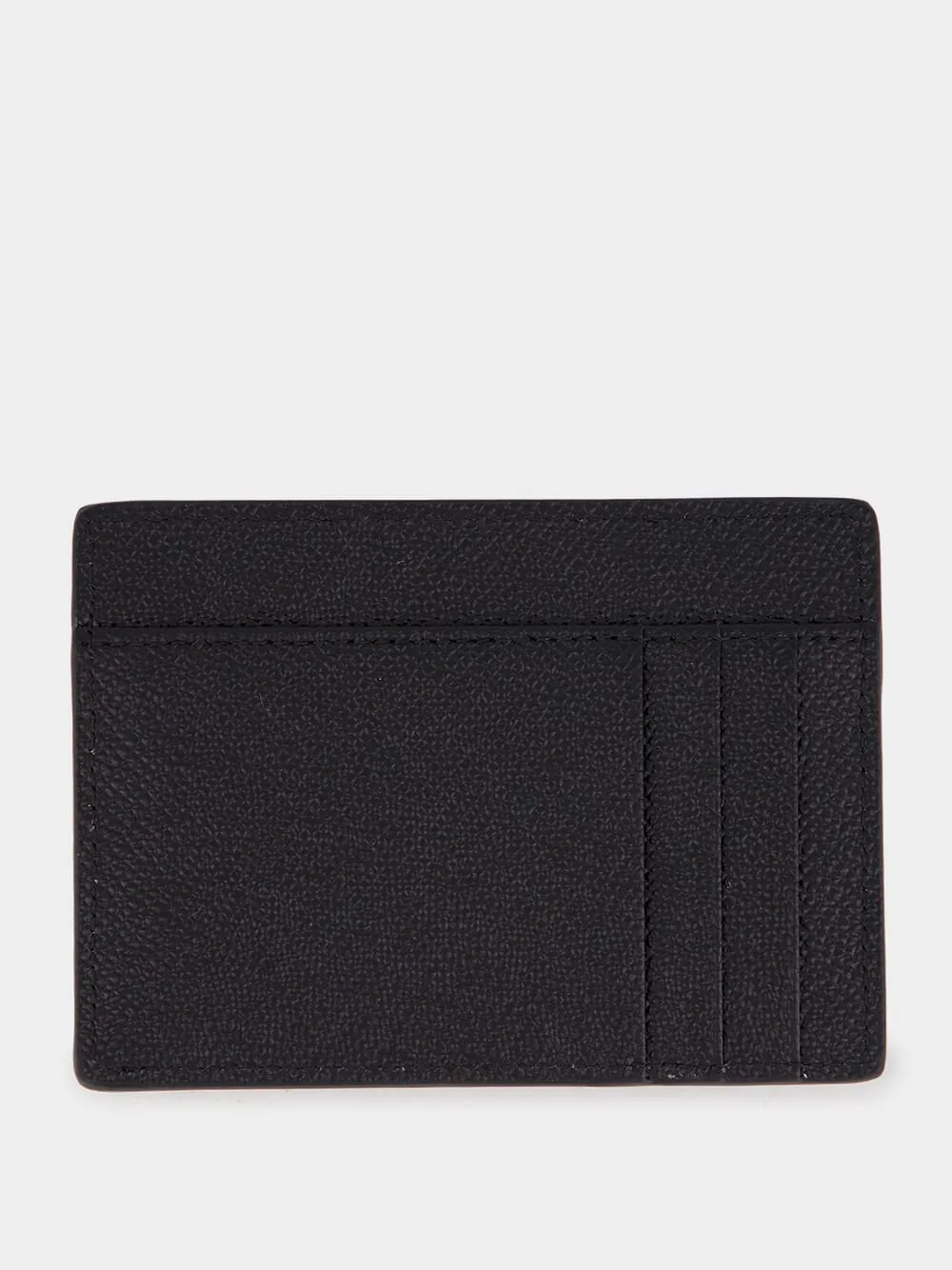 Dauphine-Print Calfskin Card Holder
