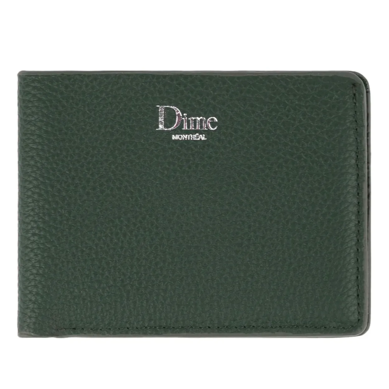 Dime MTL Classic Leather Wallet | Dark Forest Green