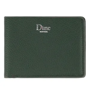 Dime MTL Classic Leather Wallet | Dark Forest Green