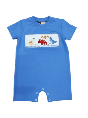Dinosaur Smocked Romper