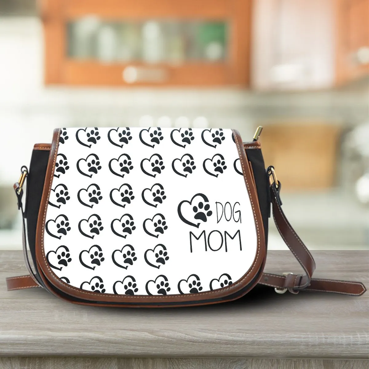 Dog Mom Saddle Bag