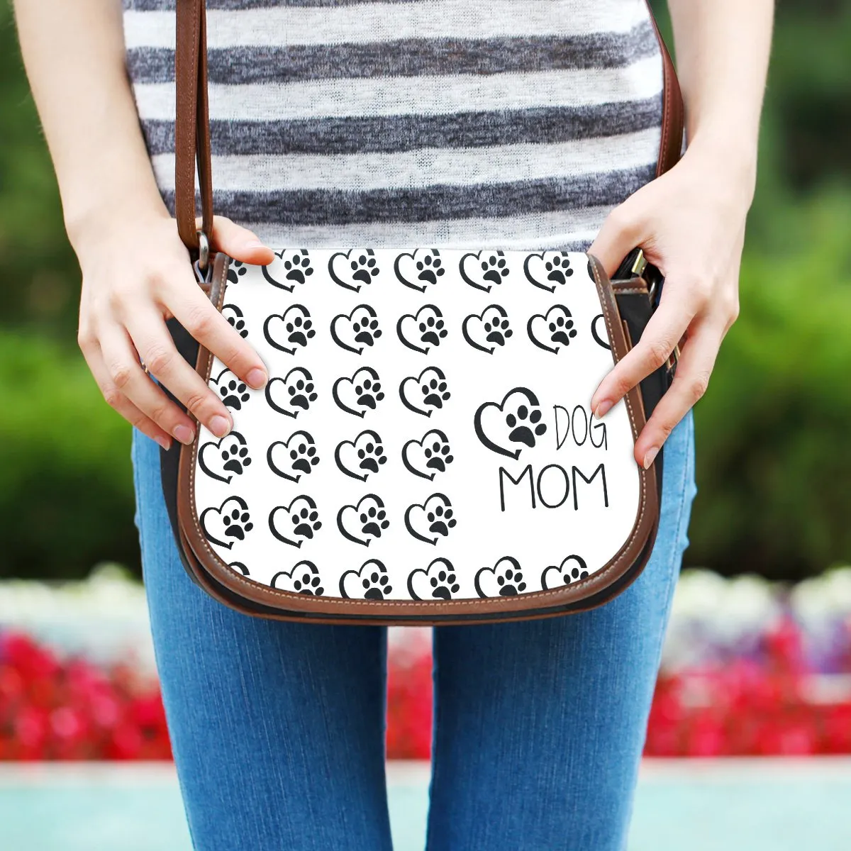 Dog Mom Saddle Bag