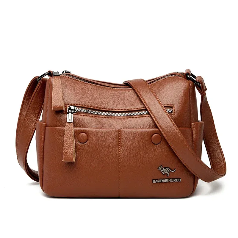 Donita | Elegant Leather Shoulder Bag