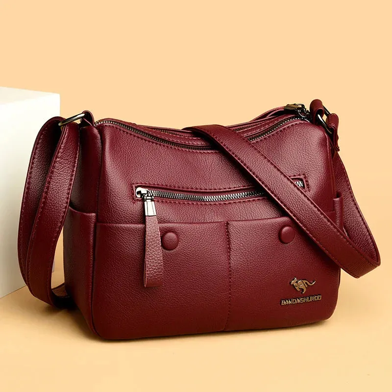 Donita | Elegant Leather Shoulder Bag