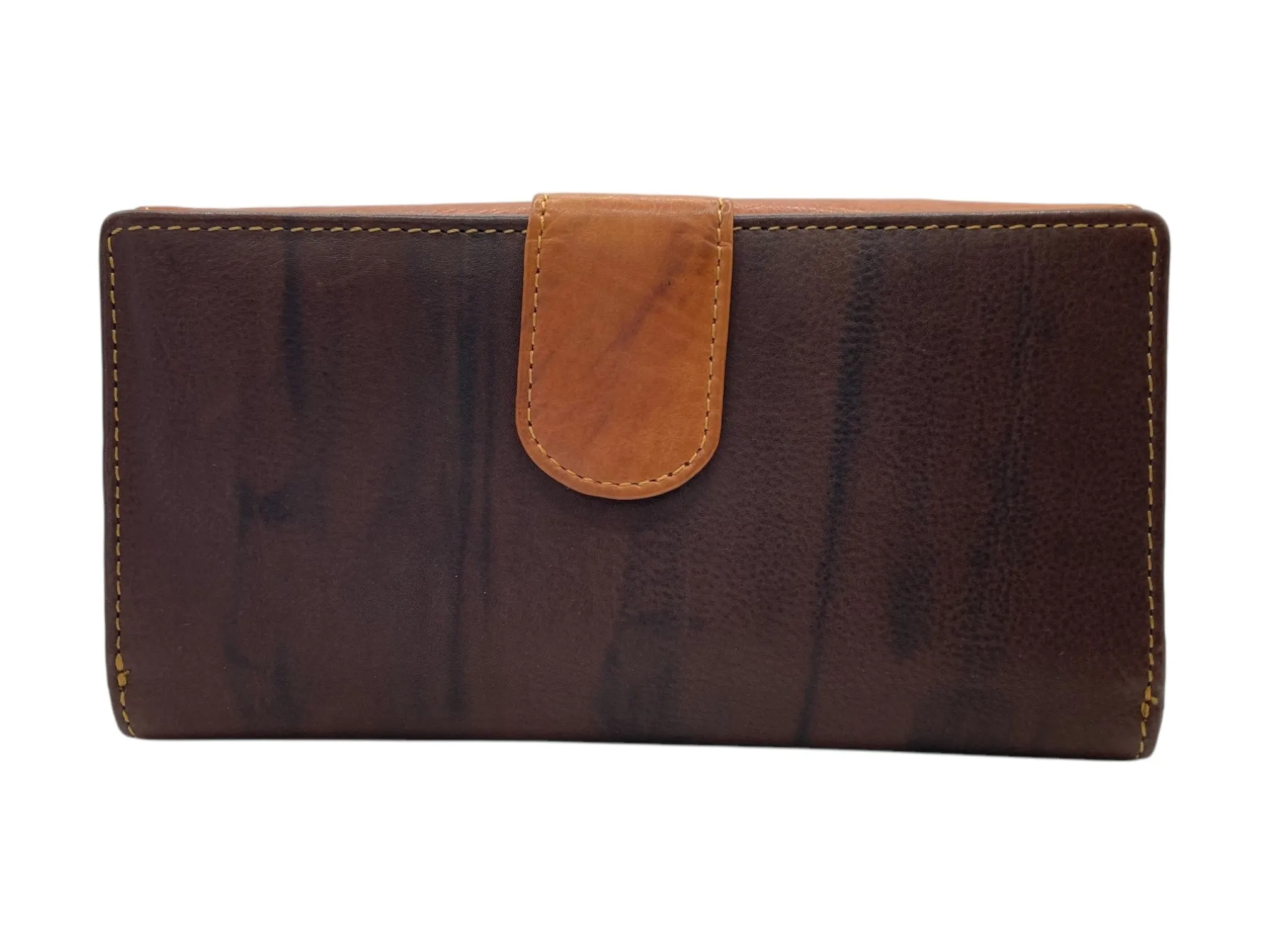 Double Side Open Full Grain Leather wallet, Stylish and Practical  Wallet # 1771
