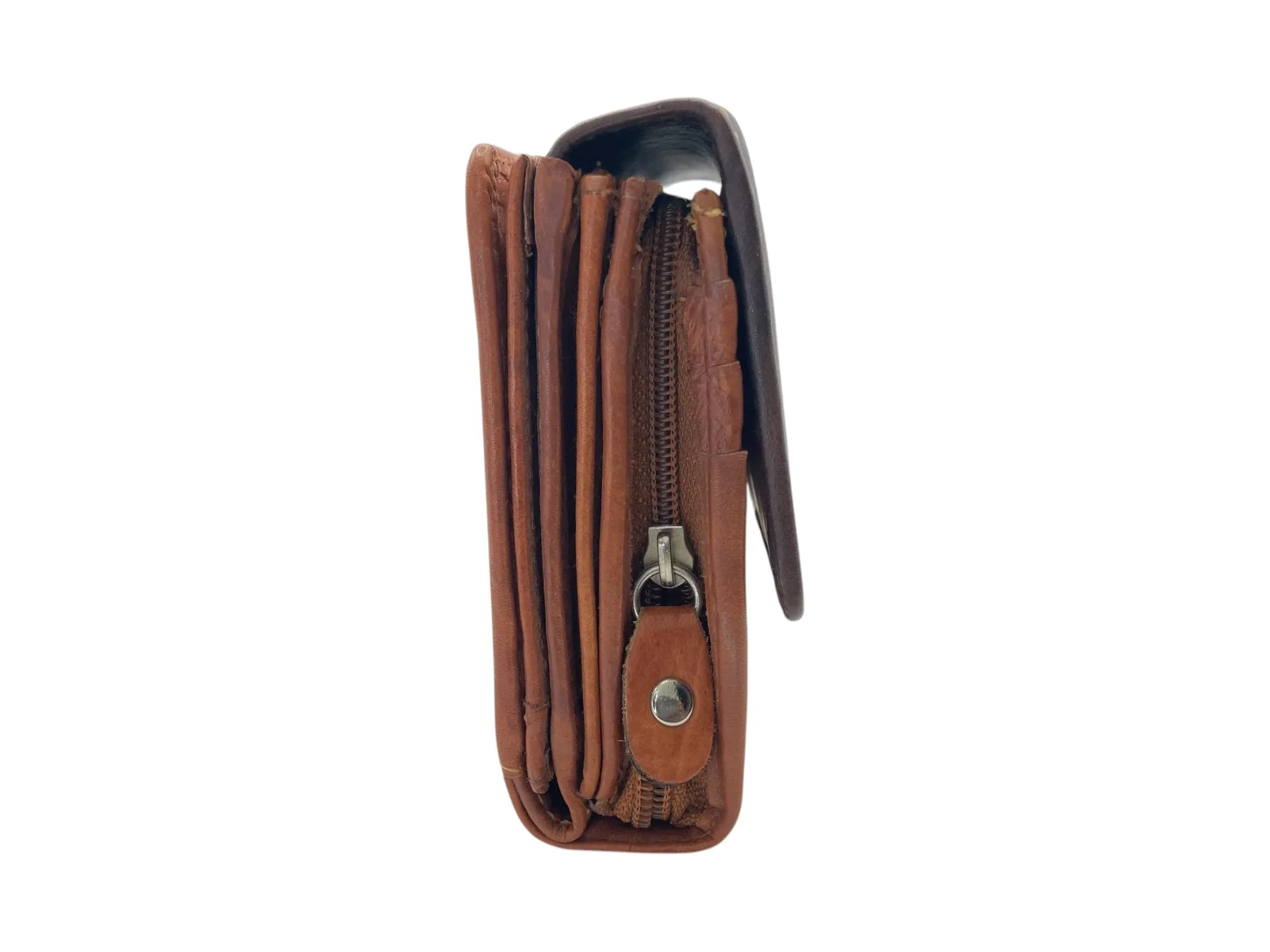 Double Side Open Full Grain Leather wallet, Stylish and Practical  Wallet # 1771