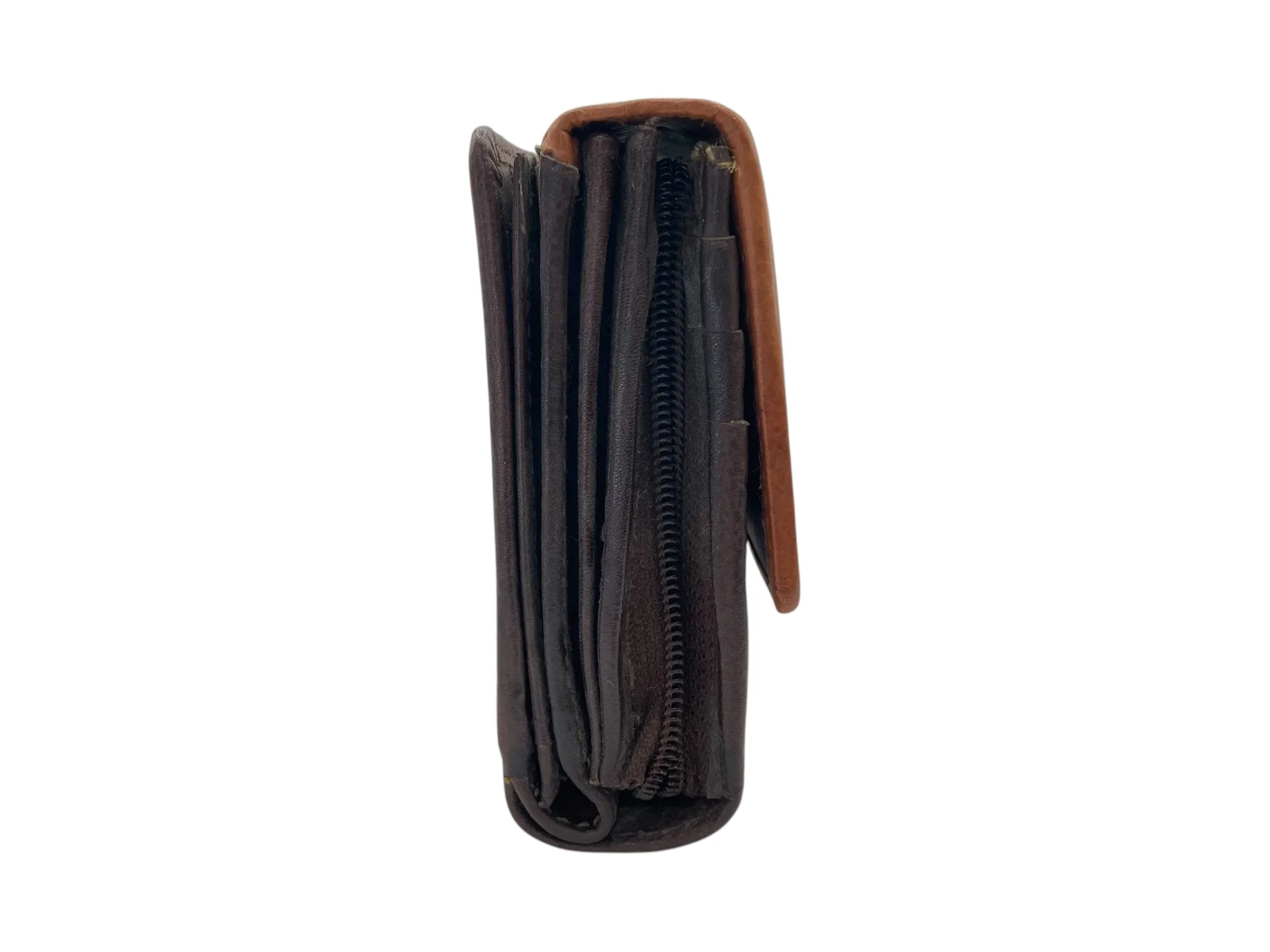 Double Side Open Full Grain Leather wallet, Stylish and Practical  Wallet # 1771