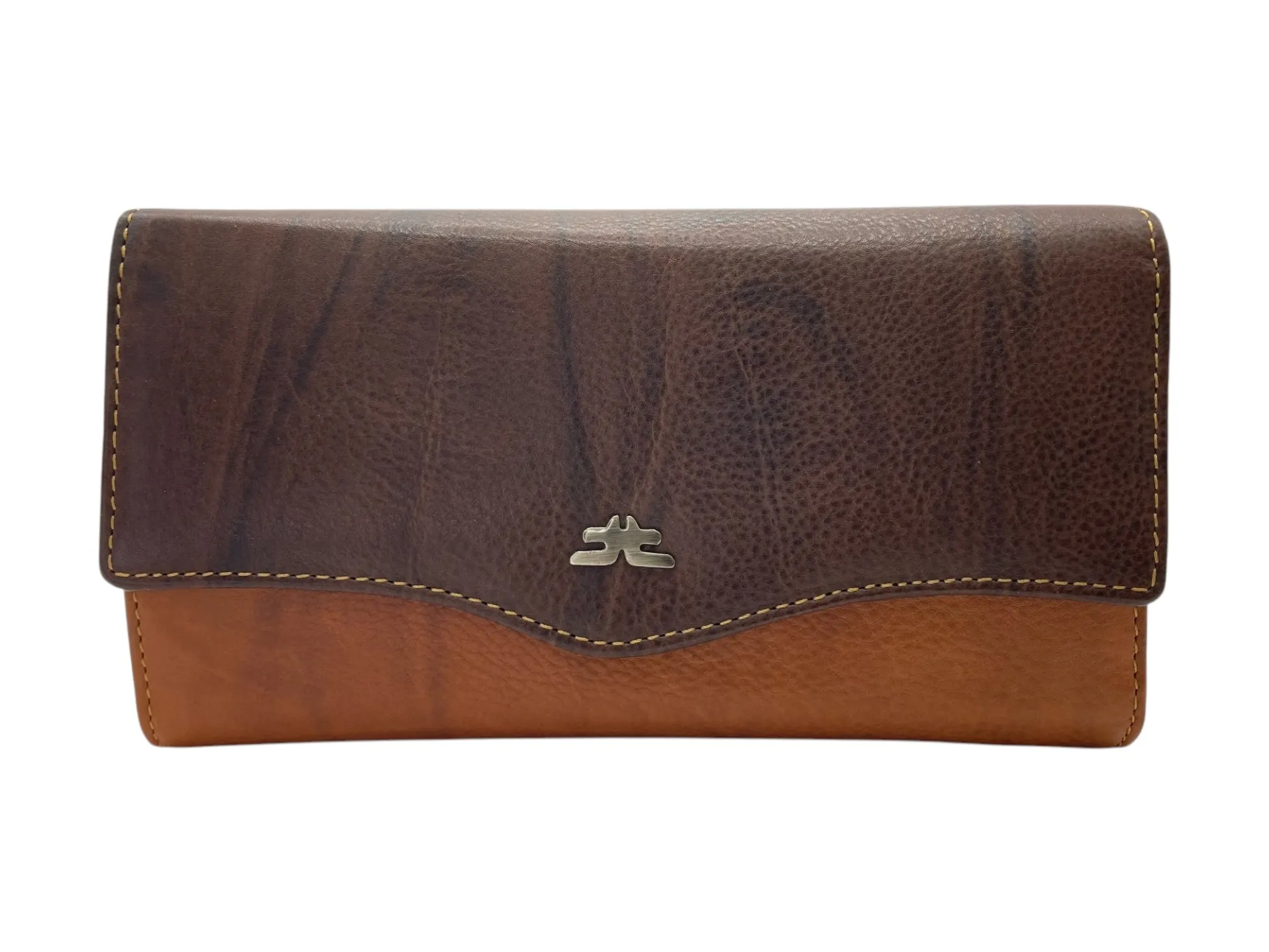 Double Side Open Full Grain Leather wallet, Stylish and Practical  Wallet # 1771