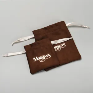 Drawstring Pouches with Flounce