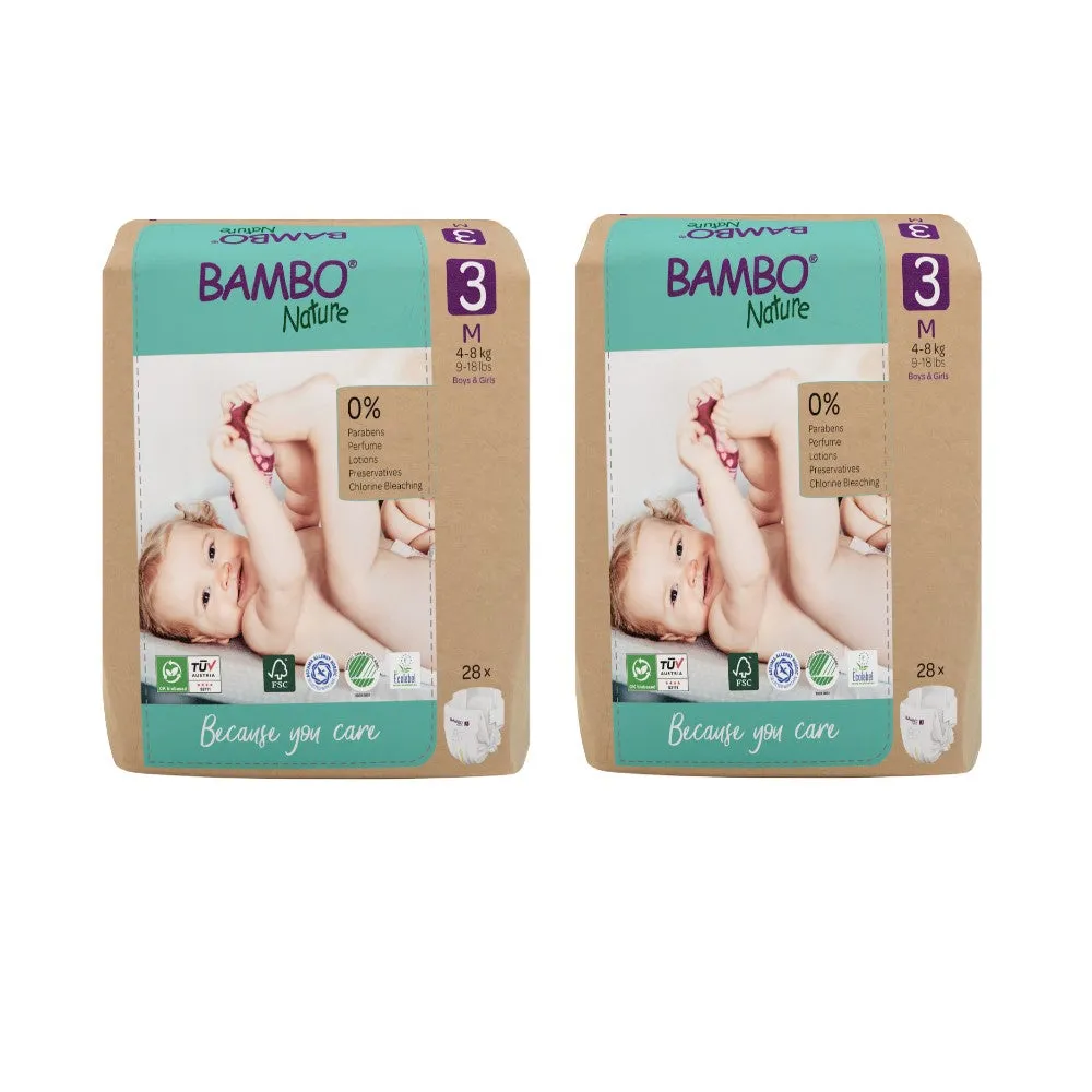 Eco-Friendly Diapers (Size 3, 5-9kgs)
