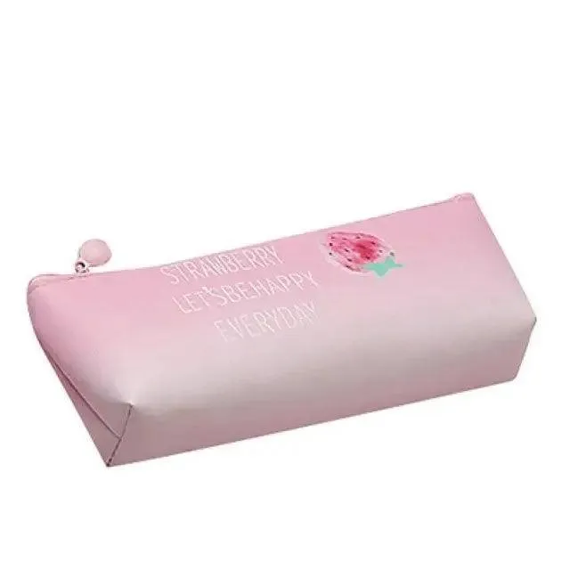 Elegant Small Fresh Print Stationery Portable Stylish Simple Pencil Case Cool Case For Students Office School Pouch