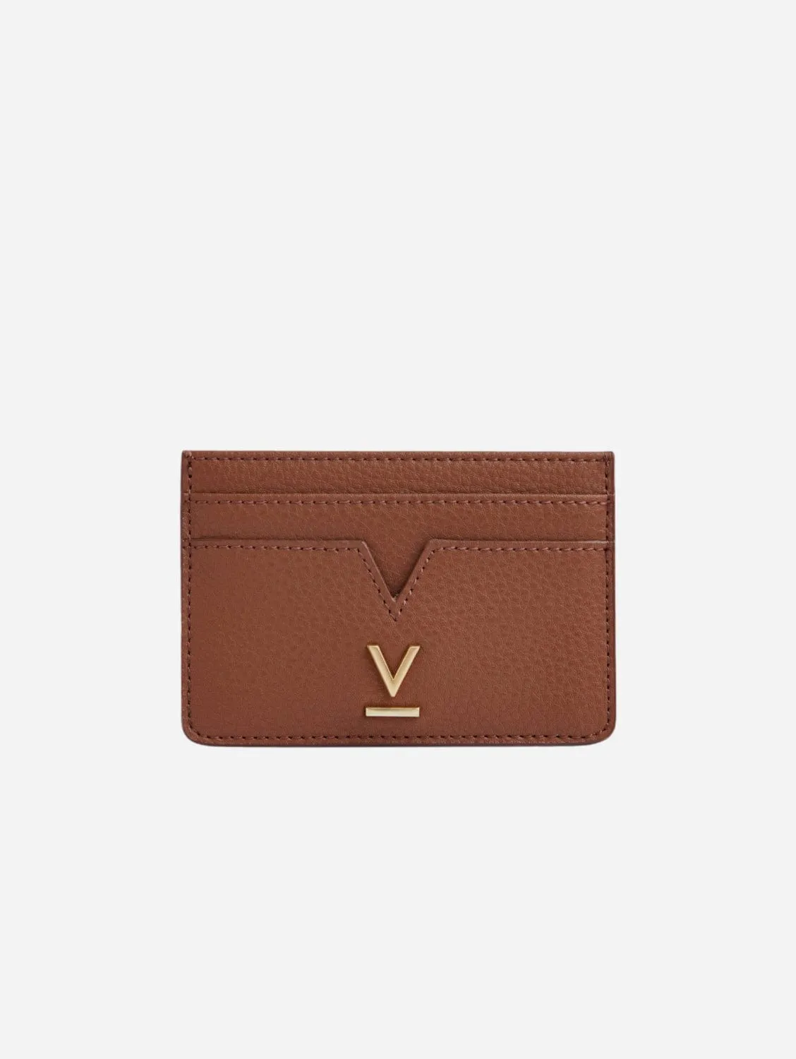 Elia Vegan Bio-Based Bamboo Leather Card Holder | Brown