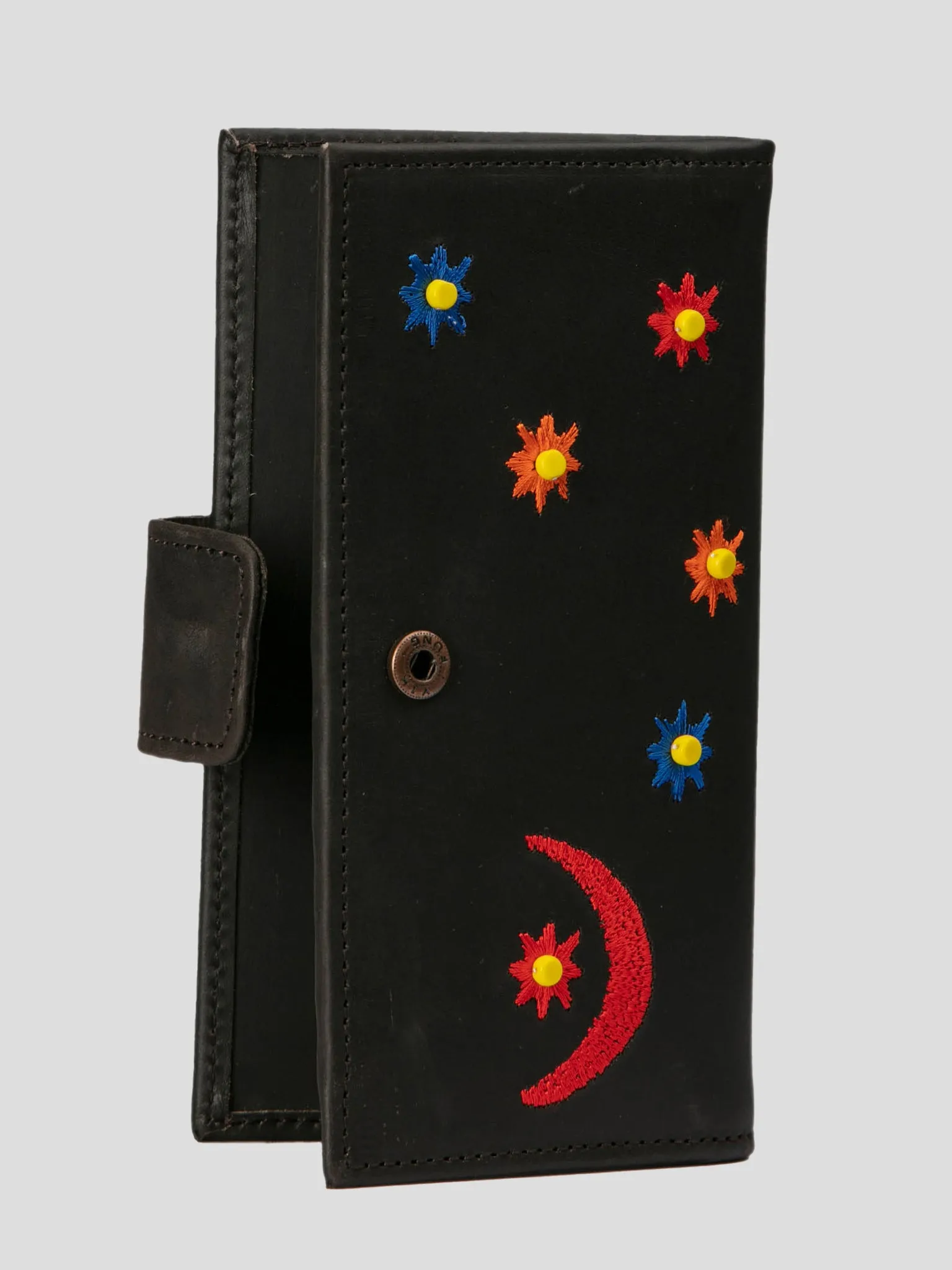 Embroidered and beaded 2 fold Ladies Wallet