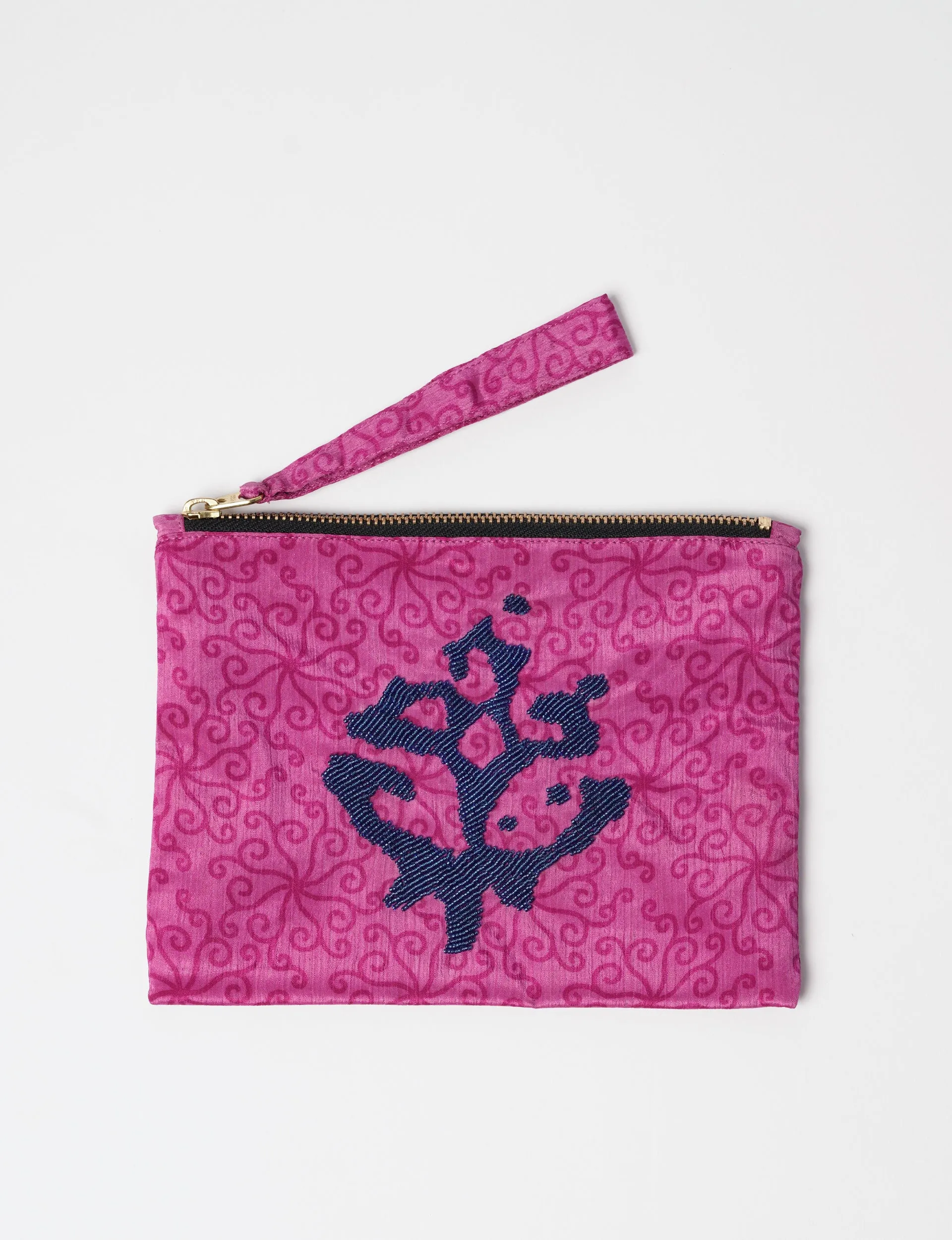 EMBROIDERED POUCH