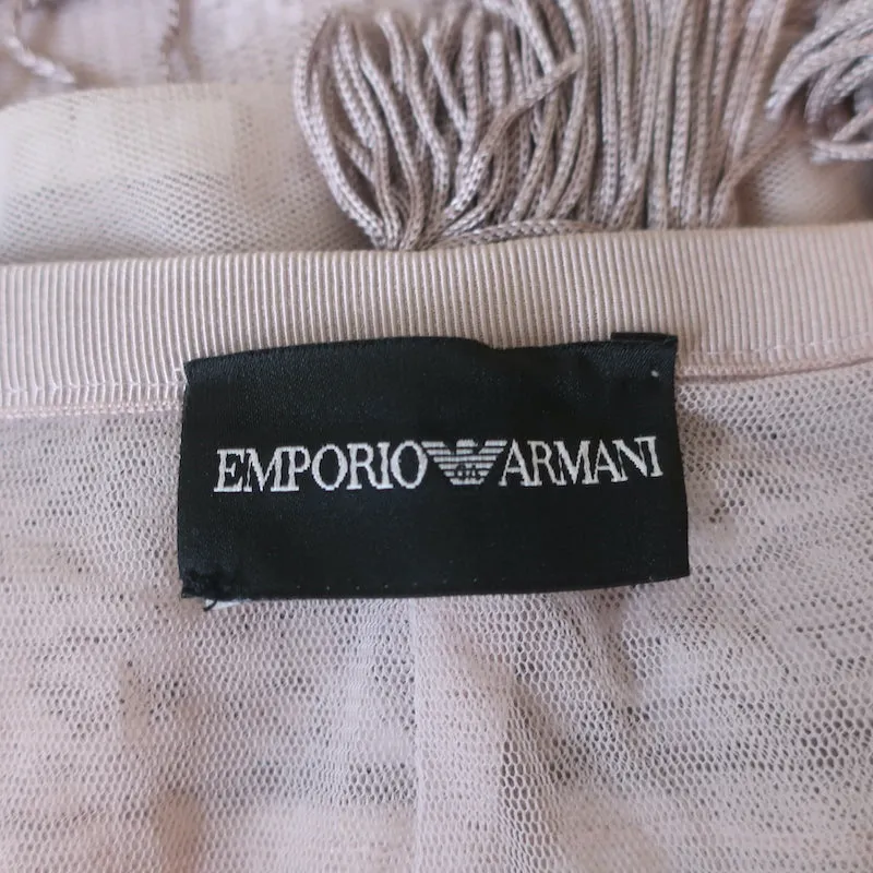 Emporio Armani Tassel Pencil Skirt Lavender Lace Size 40