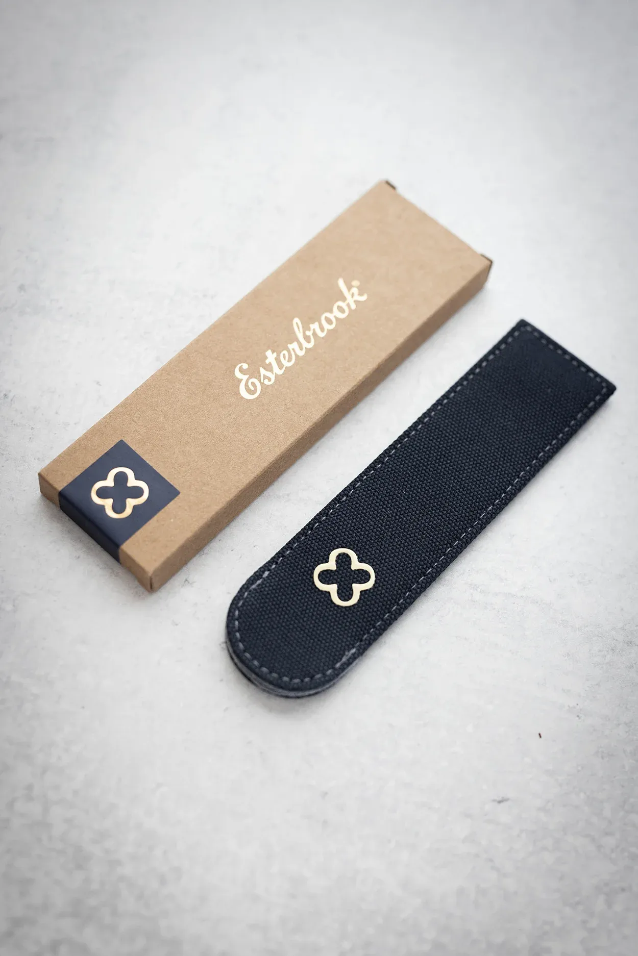Esterbrook Canvas Single Pen Sleeve Navy