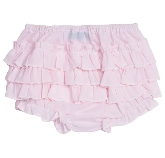 Feltman Brothers Baby Girls Pink Ruffled Diaper Cover Bloomers Size 0 3 Newborn