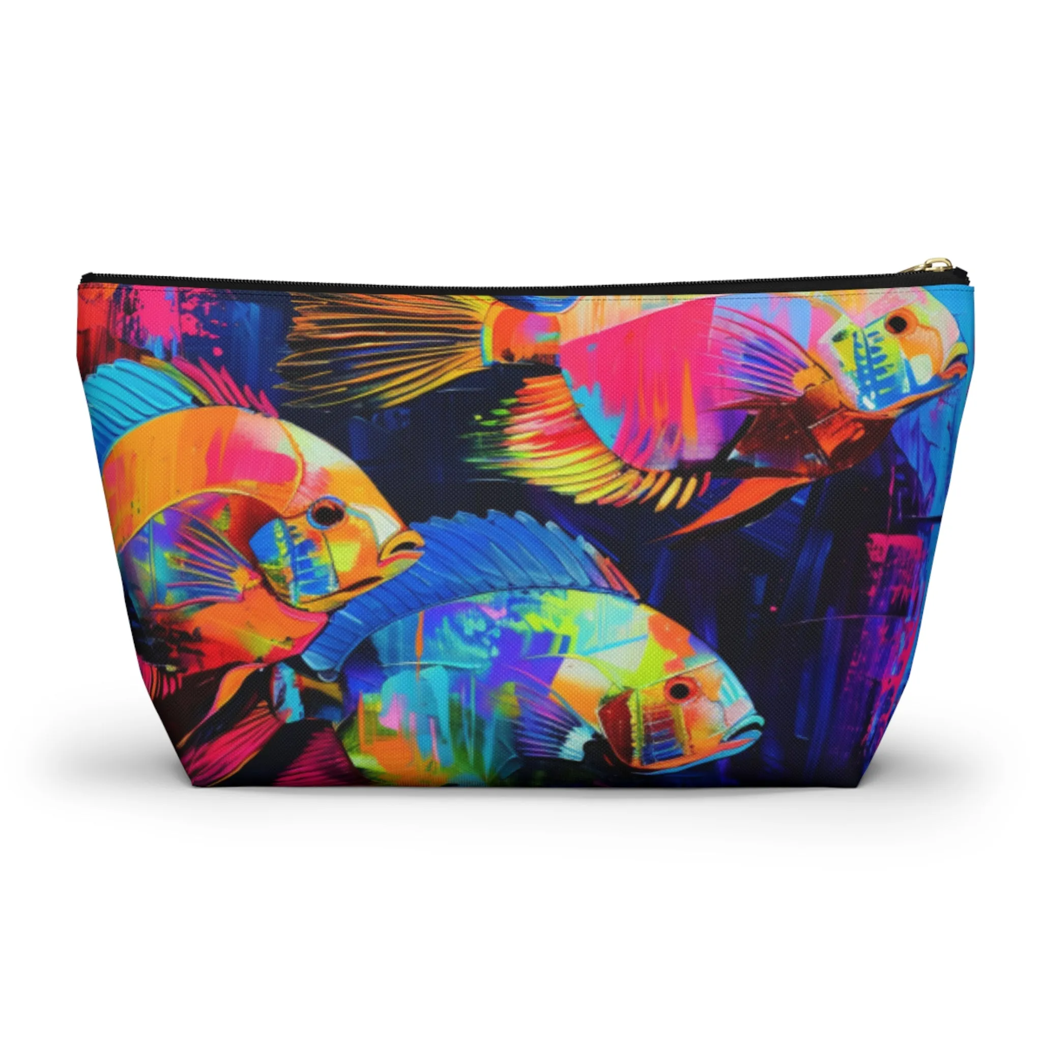 Fish 2 Accessory Pouch w T-bottom