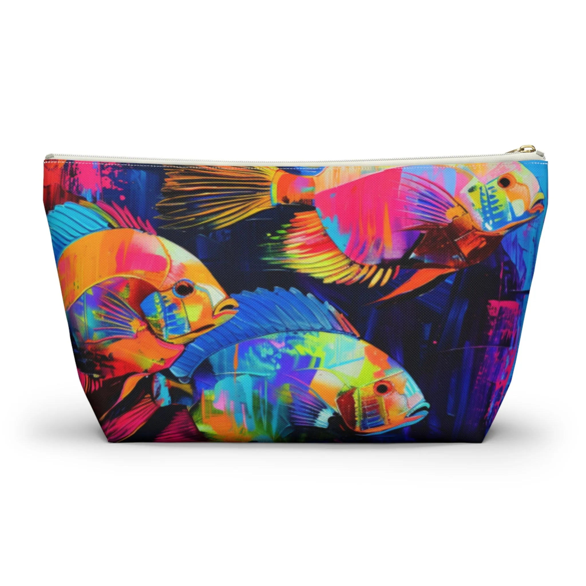 Fish 2 Accessory Pouch w T-bottom