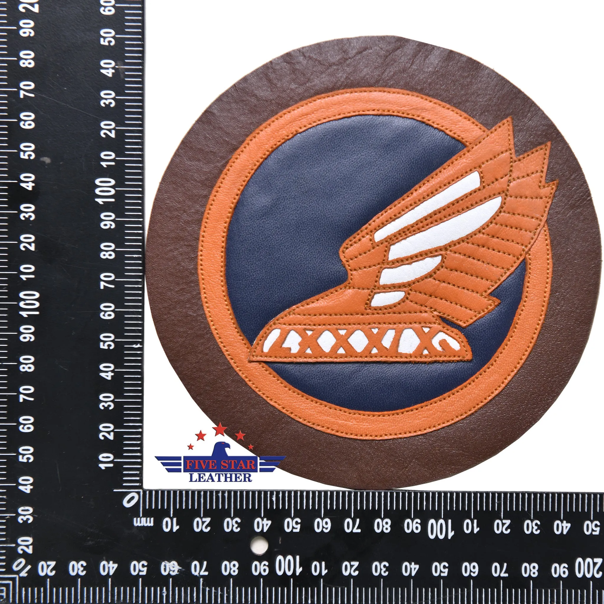 Fivestar Leather 89TH Reconnaissance Squadron Leather Hand Crafted Patch