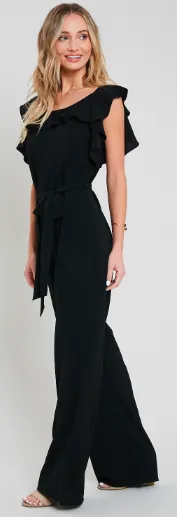 Flutter Sleeve Jumpsuit
