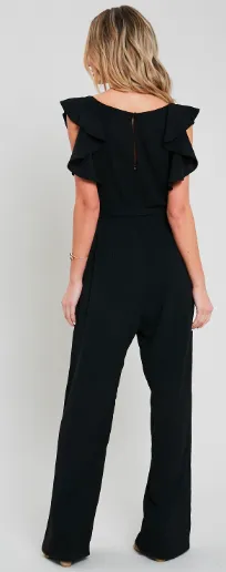 Flutter Sleeve Jumpsuit